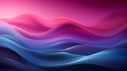 3D render of a purple, pink and blue smoke / cloud