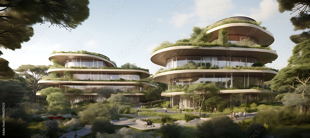 Poster future of ai-powered real estate in real estate development where artificial intelligence predicts m