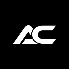 Letter Ac logo icon modern and luxury