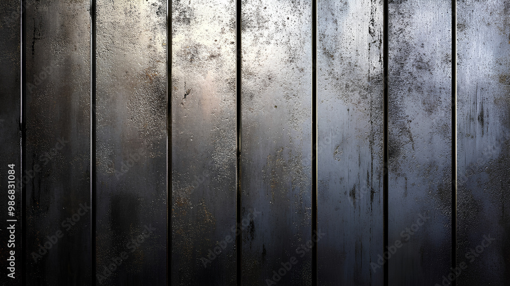 Poster this image showcases an elegant textured metal surface with vertical grooves providing a tactile and