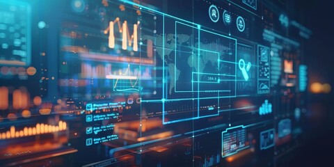 Sophisticated graphic showing various compliance frameworks, including regulatory standards, audit processes, and risk management tools, ideal for corporate visuals