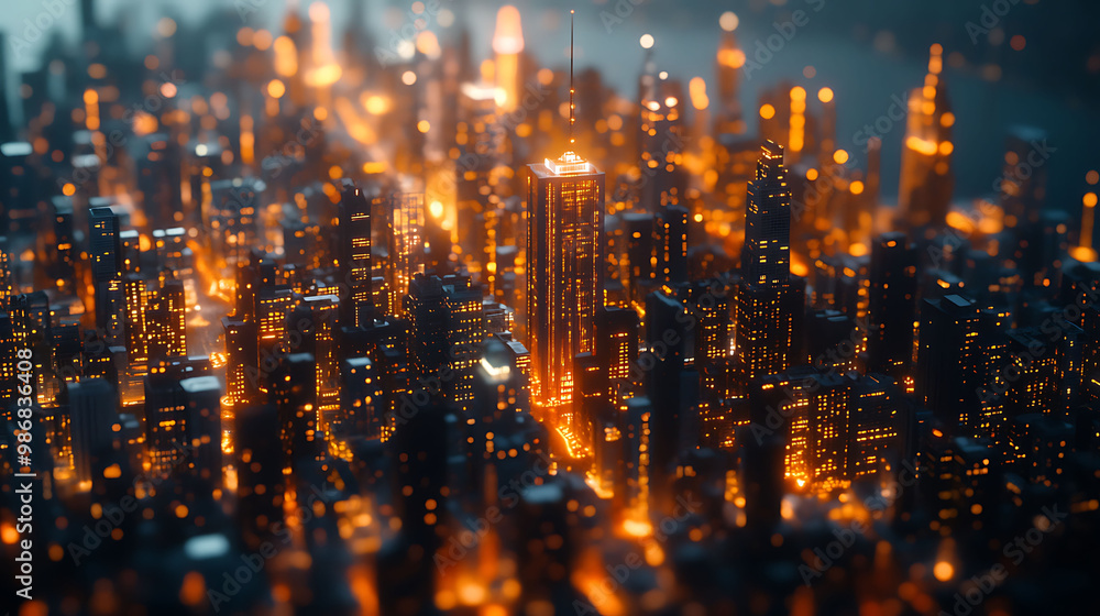 Poster urban planning transformed ai in smart city development where artificial intelligence designs sustai