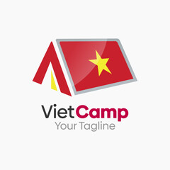 Obraz premium Vietnam Camp Logo Design Template. Good for Business, Agency, Community and Organization