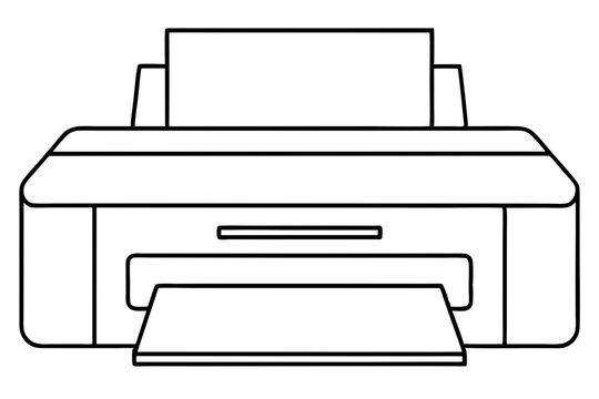 recommend clip art: Printer outline vector, Home printer continuous line drawing, scanner, fax, photo printer, copier.
                    
                    
                    
                    