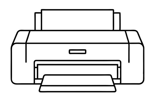 recommend clip art: Printer outline vector, Home printer continuous line drawing, scanner, fax, photo printer, copier.
                    
                    
                    
                    