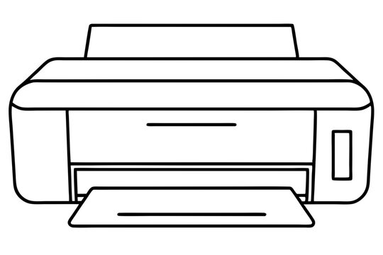 recommend clip art: Printer outline vector, Home printer continuous line drawing, scanner, fax, photo printer, copier.
                    
                    
                    
                    