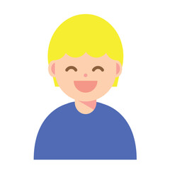 笑顔の女性のアイコン