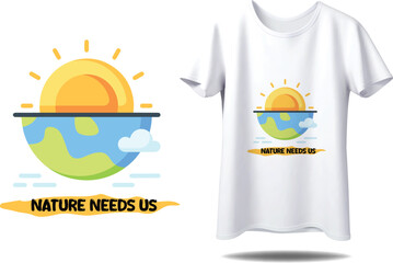 illustration of an background with the sun