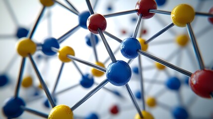 3D model of the van der Waals structure of tirzepatide, featuring detailed atomic interactions and molecular geometry.