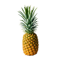 Fototapeta premium pineapple isolated 