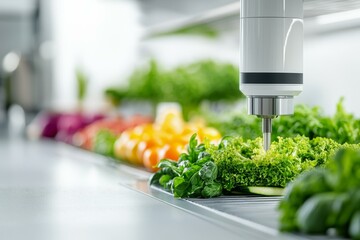 Precision farming with robotic vegetable harvesting