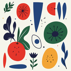 Colorful Abstract Floral Art