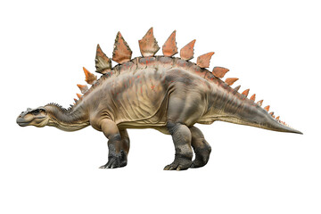 Stunning Stegosaurus Dinosaur Isolated on Transparent Background for Visual Effects