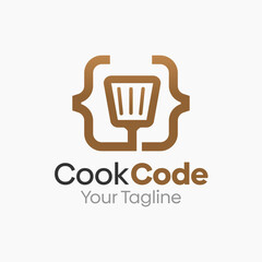 Cook Code Logo Design Template. Good for Business, Agency, Community and Organization