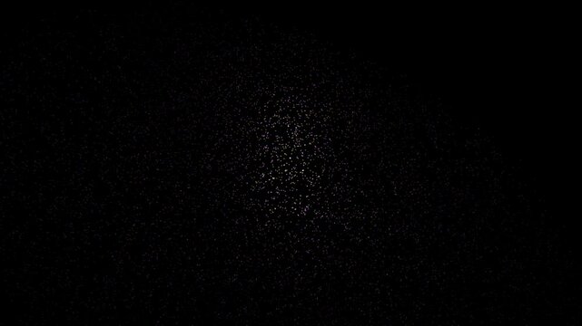Star flying throught space, for scientific films, screensaver universe background