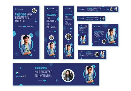 Business Web Banner Ads Template