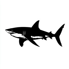 Obraz premium shark illustration