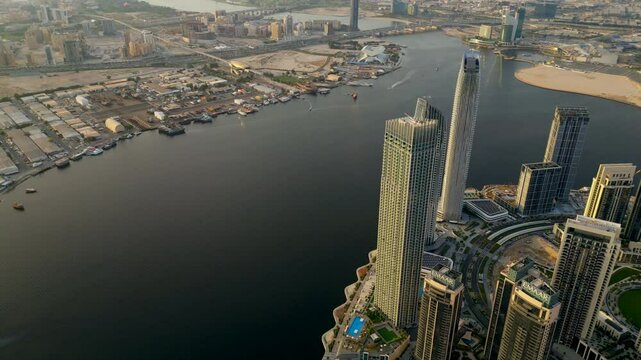 Dubai Creek Harbour Drone Video Emaar