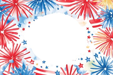 Obraz premium USA independence day background