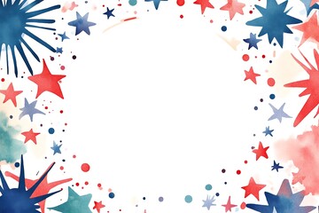Obraz premium USA independence day background
