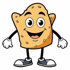 Hand-Drawn Colorful Mascot Icon,Colorful Cartoon Character Sticker,Vibrant Hand-Drawn Cartoon Mascot Sticker Icon,Cheerful Cartoon Character Sticker