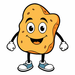 Hand-Drawn Colorful Mascot Icon,Colorful Cartoon Character Sticker,Vibrant Hand-Drawn Cartoon Mascot Sticker Icon,Cheerful Cartoon Character Sticker