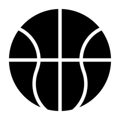 Basketball Vector Glyph Icon Design