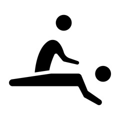 Physical Therapy Vector Glyph Icon Design