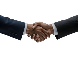 Business handshake isolated on white background, handshake, Handshake png.