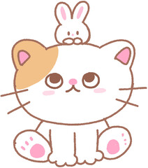 고양이와 토끼