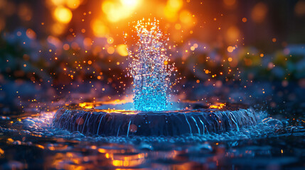 Blue Fountain