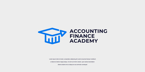 Education logo designs and logo marks of successful business companies, financial education logo design ideas