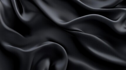Obraz premium Soft black background with gentle shading and smooth surface