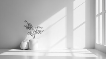 Simple white background with clean lighting and smooth tones,