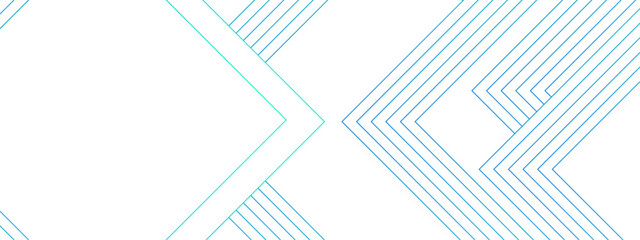 Abstract blue and white blueprint background and technology bright lines. Technology concept geometric line vector white light background. Decorative web layout or poster and banner. 