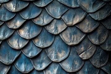 Scaly reptile skin texture with detailed, overlapping scales