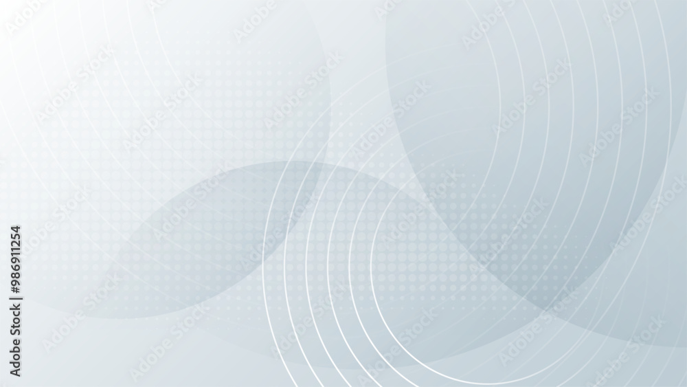Poster light abstract geometric background with subtle circular patterns