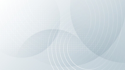 Light Abstract Geometric Background with Subtle Circular Patterns