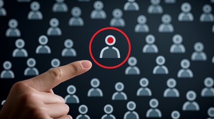 Marketing segmentation and targeting personalization individual customer care (service) customer relationship management (CRM) and leader concepts.