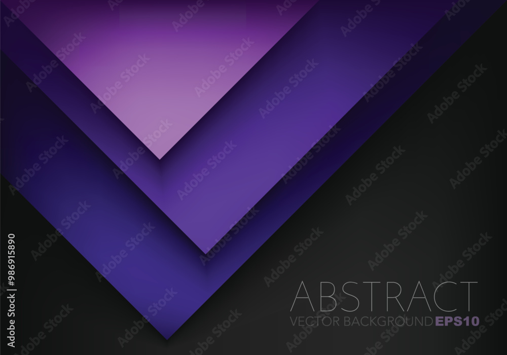 Fototapete graphic geometric triangle overlap vector layer background for text and message design