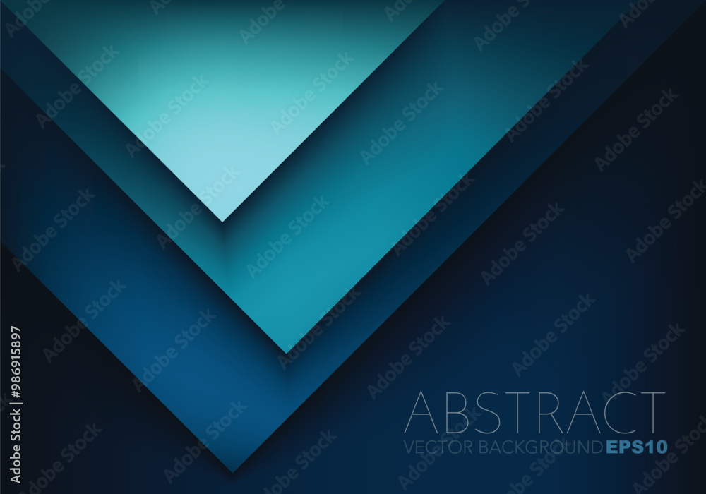 Fototapete graphic geometric triangle overlap vector layer background for text and message design