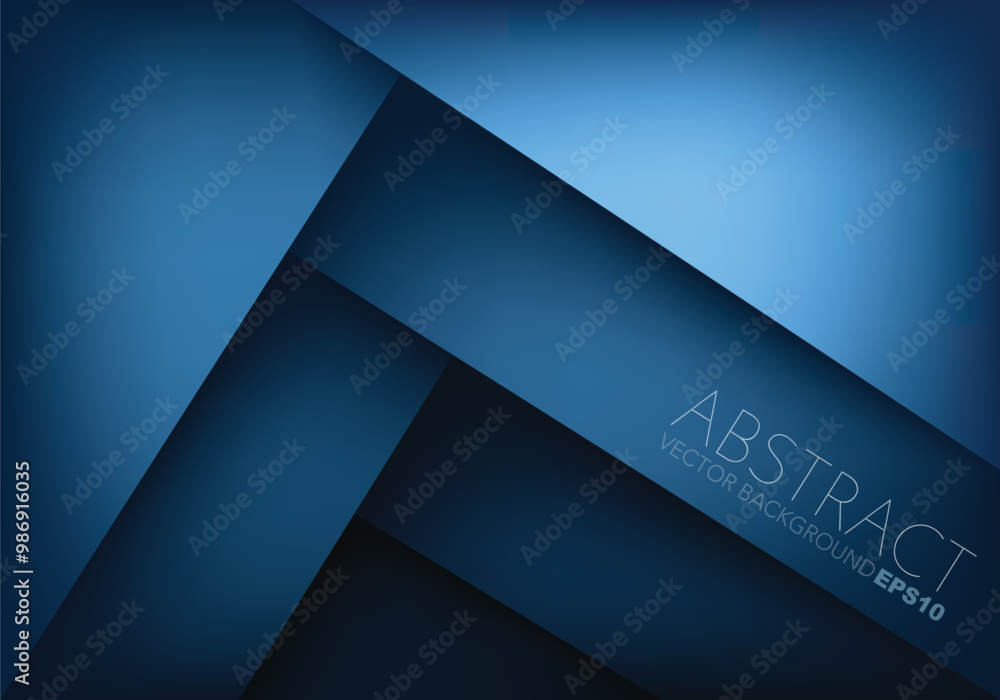 Fototapete graphic geometric triangle overlap vector layer background for text and message design