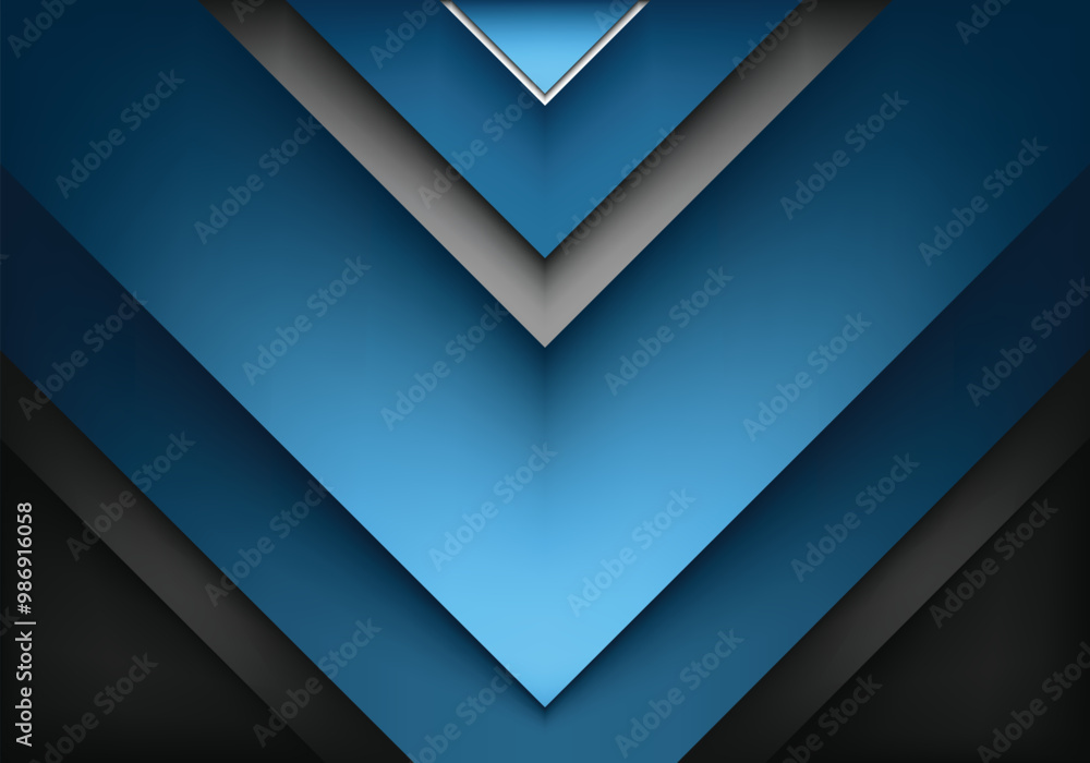 Fototapete graphic geometric triangle overlap vector layer background for text and message design