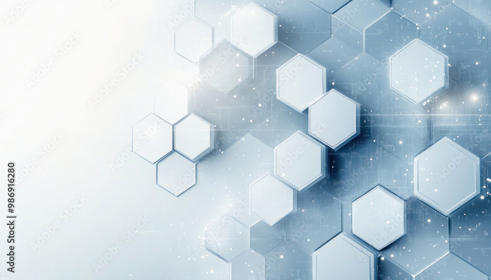 Poster abstract background forming geometric pattern with light effects