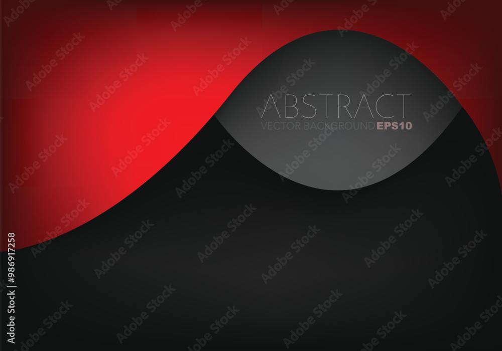 Fototapete graphic vector curve line overlap background for text and message design