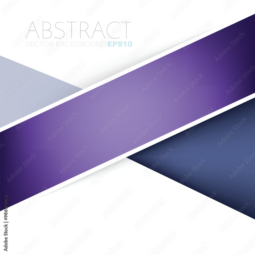 Fototapete graphic geometric triangle overlap vector layer background for text and message design