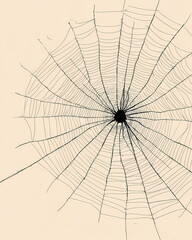 Obraz premium Artistic Abstract Spider Web Design
