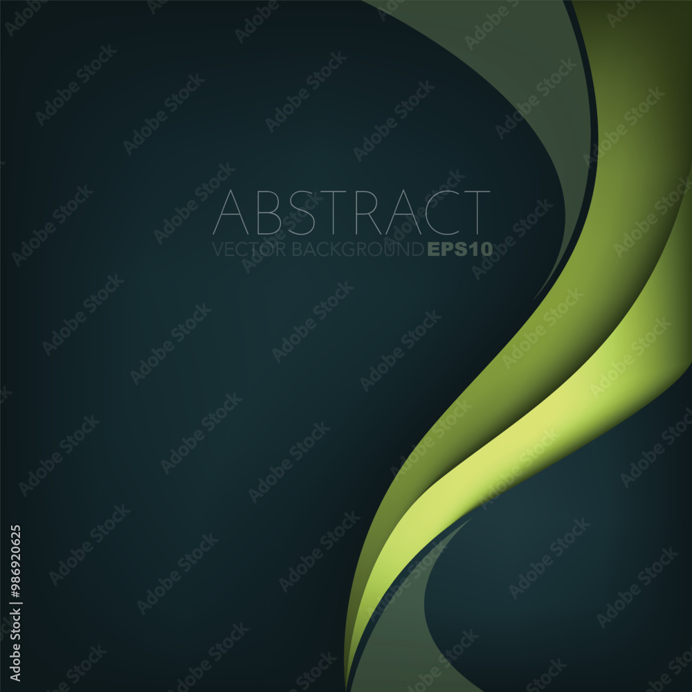 Poster graphic vector curve line overlap background for text and message design