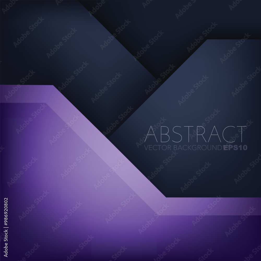 Fototapete graphic geometric triangle overlap vector layer background for text and message design