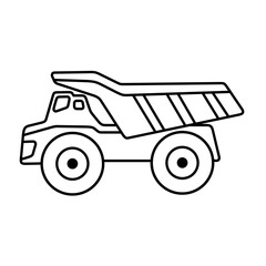 Dump truck icon 